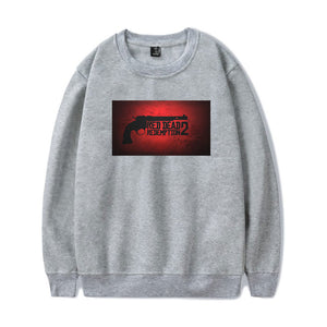 Red Dead Redemption 2 Sweatshirts - Solid Color Red Dead Redemption 2 Pistol Icon Sweatshirt