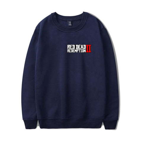 Image of Red Dead Redemption 2 Sweatshirts - Solid Color Red Dead Redemption 2 LOGO Icon Sweatshirt