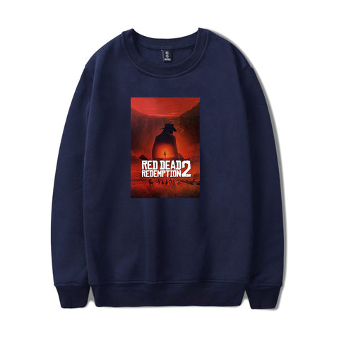 Image of Red Dead Redemption 2 Sweatshirts - Solid Color Red Dead Redemption 2 Claas Van Der Linde Sweatshirt