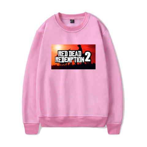 Image of Red Dead Redemption 2 Sweatshirts - Solid Color Red Dead Redemption 2 LOGO Icon Sweatshirt