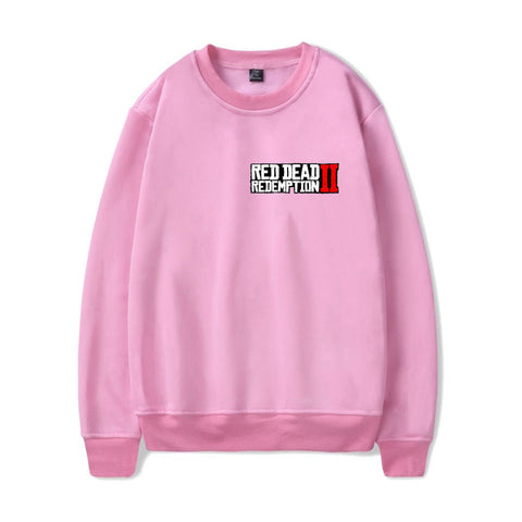 Image of Red Dead Redemption 2 Sweatshirts - Solid Color Red Dead Redemption 2 LOGO Icon Sweatshirt