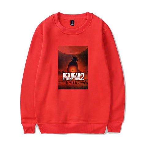 Image of Red Dead Redemption 2 Sweatshirts - Solid Color Red Dead Redemption 2 Claas Van Der Linde Sweatshirt