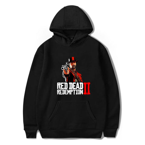 Image of Red Dead Redemption 2 Hoodies - Solid Color Red Dead Redemption Super Cool Hoodie