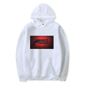 Red Dead Redemption 2 Hoodies - Solid Color Red Dead Redemption 2 Pistol Icon Hoodie