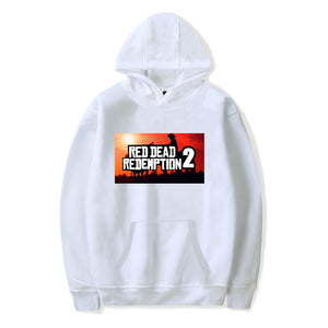 Red Dead Redemption 2 Hoodies - Solid Color Red Dead Redemption 2 Icon Hoodie