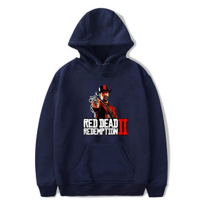 Red Dead Redemption 2 Hoodies - Solid Color Red Dead Redemption Super Cool Hoodie