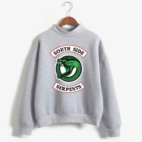 Image of Riverdale Ｍock Turtlenecks - TV Riverdale Southside Serpents Ｍock Turtleneck