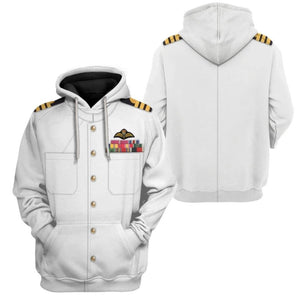 Historical Personage The Royal Navy 3D Printed Cosplay Hoodie