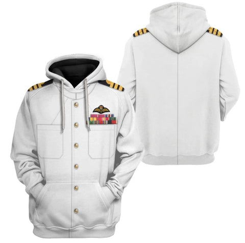 Image of Historical Personage The Royal Navy 3D Printed Cosplay Hoodie