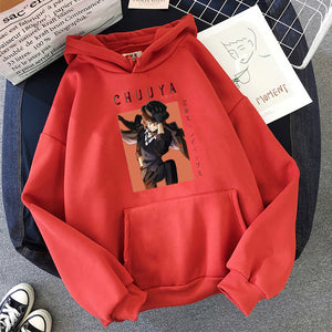 Unisex Japanese Chuuya Nakahara Bungo Stray Dogs Anime Hoodie Streetwear Sweatshirts