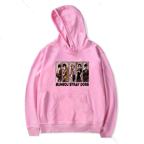 Image of Bungou Stray Dogs Harajuku Hoody Streetwear Hooded Tops Pullovers Chuuya Nakahara Sweatshirts