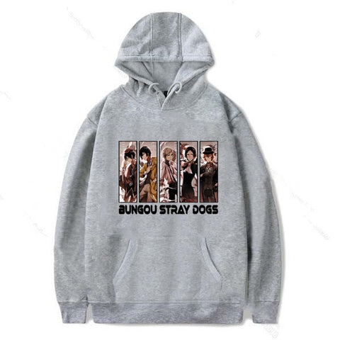 Image of Bungou Stray Dogs Harajuku Hoody Streetwear Hooded Tops Pullovers Chuuya Nakahara Sweatshirts