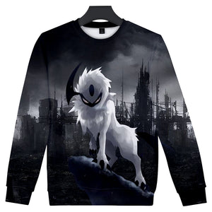 Pokemon Sweatshirts - Dark Psychic Disaster Pokemon Sweatshirt