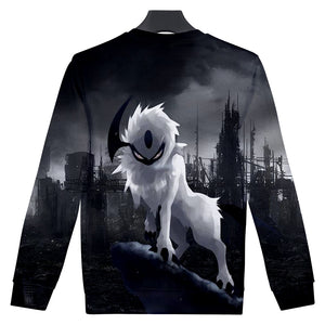 Pokemon Sweatshirts - Dark Psychic Disaster Pokemon Sweatshirt