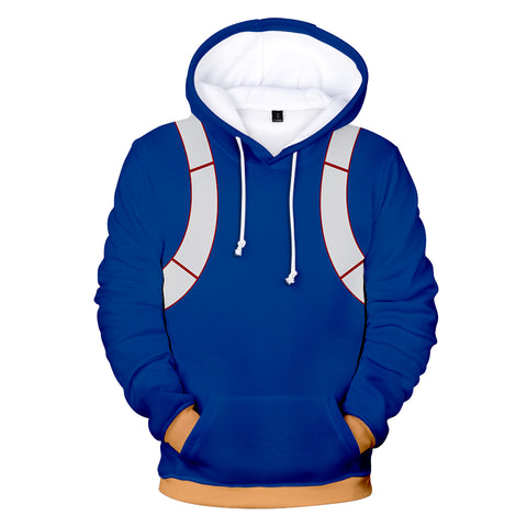 Image of My Hero Academia Hoodies - Cosplay Shoto Todoroki Boku No Hero Academia Blue Hoodie