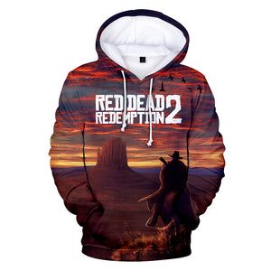 Red Dead Redemption 2 Hoodies - Red Dead Redemption 2 Game Icon Super Cool 3D Hoodie