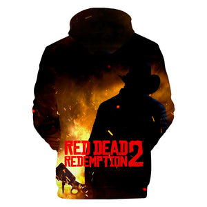 Red Dead Redemption 2 Hoodies - Red Dead Redemption 2 Arthur Morgan Super Cool 3D Hoodie