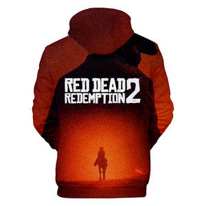 Red Dead Redemption 2 Hoodies - Red Dead Redemption 2 Masked Man Super Cool 3D Hoodie