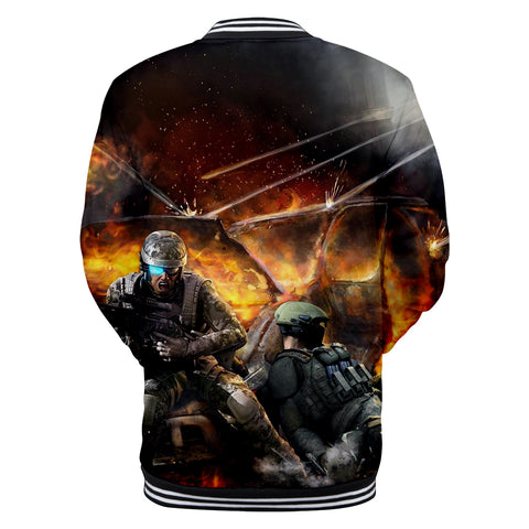 Image of Rainbow Six Jackets - Super Cool Rainbow Six Icon Soldiers Fighting Jacket