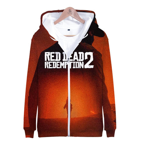 Image of Red Dead Redemption 2 Hoodies - Red Dead Redemption 2 Masked Man Super Cool 3D Hoodie