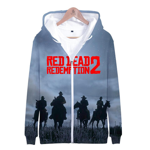 Image of Red Dead Redemption 2 Hoodies - Red Dead Redemption 2 Game Character 3D Hoodie