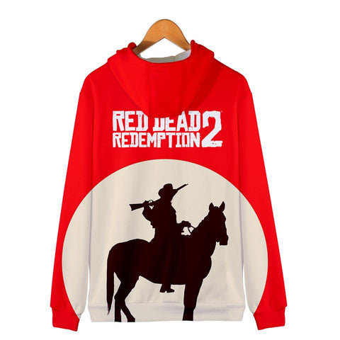 Image of Red Dead Redemption 2 Hoodies - Red Dead Redemption 2 Arthur Morgan Super Cool 3D Hoodie