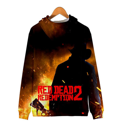 Image of Red Dead Redemption 2 Hoodies - Red Dead Redemption 2 Arthur Morgan Super Cool 3D Hoodie