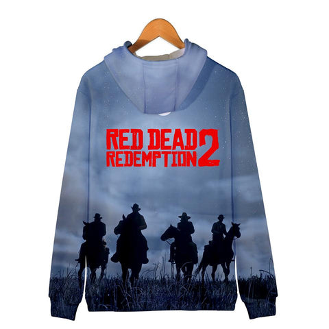 Image of Red Dead Redemption 2 Hoodies - Red Dead Redemption 2 Game Character 3D Hoodie