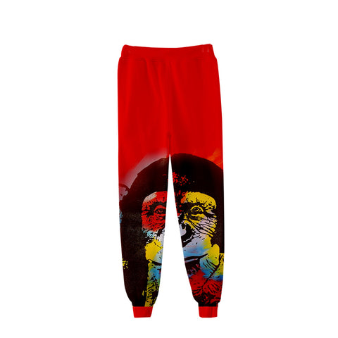 Image of Unisex Fashionable 3 Colors 3D Print Cartoon Orangutan Pants