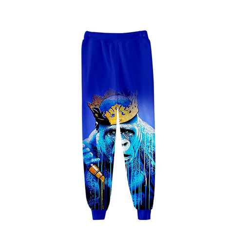 Image of Unisex Fashionable 3 Colors 3D Print Cartoon Orangutan Pants