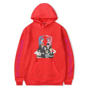 Yarichin Bitch Club Anime Hoodies Casual Hip Hop Sweatshirts