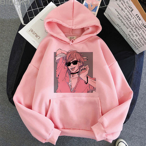 Image of Yarichin Bitch Club Hoodie Harajuku Print Aesthetic Tops Hoodies Fashion Koop Sweatshirt