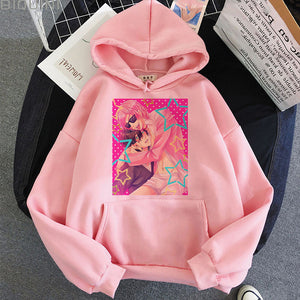 Yarichin Bitch Club Hoodie Harajuku Print Aesthetic Tops Hoodies Fashion Koop Sweatshirt