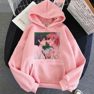 Yarichin Bitch Club Hoodie Harajuku Print Aesthetic Tops Hoodies Fashion Koop Sweatshirt