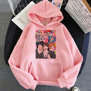 Yarichin Bitch Club Hoodie Harajuku Aesthetic Tops Hoodies Fashion Koop Sweatshirt