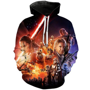 The Force Awakens | Star Wars 3D Printed Hoodie