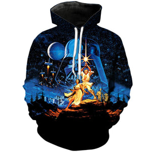 Old School Starwars | Star Wars 3D Printed Hoodie