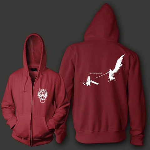 Image of Final Fantasy Hoodies - Zip Up Final Fantasy Hoodie 3 Colors