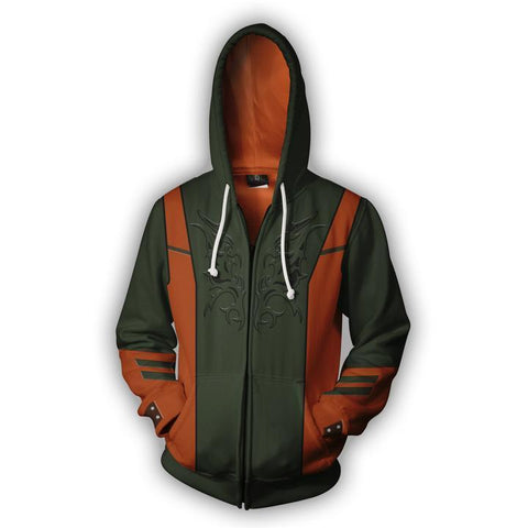 Image of Tekken Hoodies - Zip Up Hwaorang Hoodie