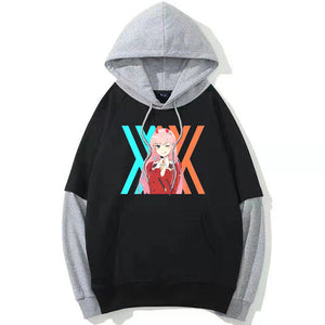 Anime Darling in the Franxx Zero Two Hoodie Cozy Pullover Sweatshirts