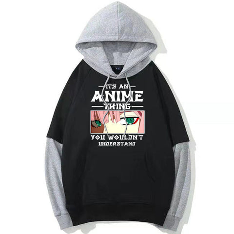 Image of Anime Darling in the Franxx Zero Two Hoodie Cozy Pullover Sweatshirts
