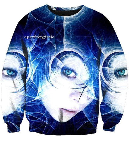 Image of Funny A Perfect Cirle Hoodies - Pullover Blue Hoodie