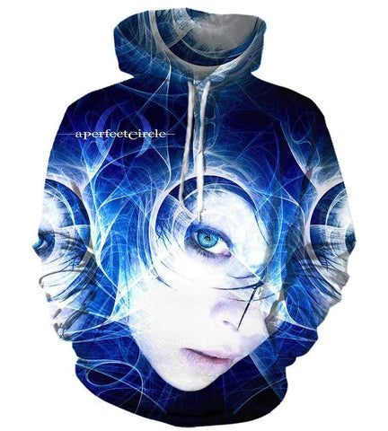 Image of Funny A Perfect Cirle Hoodies - Pullover Blue Hoodie