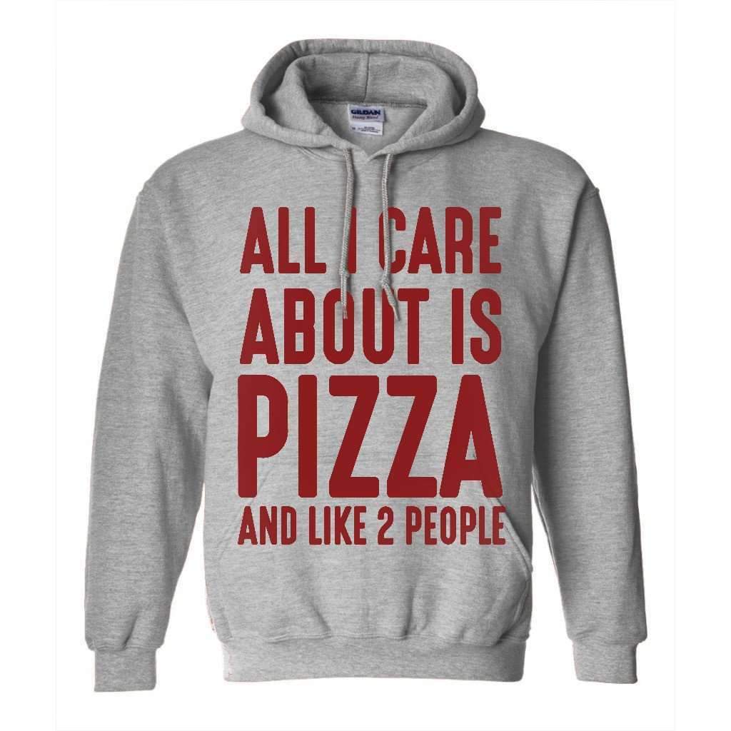 Pizza And Like 2 People Hoodie