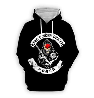 Five Finger Death Punch Funny 3D Print Hoodie