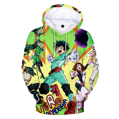 Image of Anime My Hero Academia Hoodie Sweatshirt
