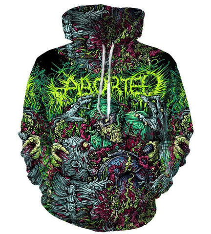 Image of Aborted Hoodies - Pullover Colorful Hoodie