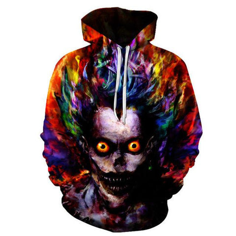 Image of Suicide Squad 3D Printed Hoodies Sweatshirt- Joker 3D Hooded Pullover