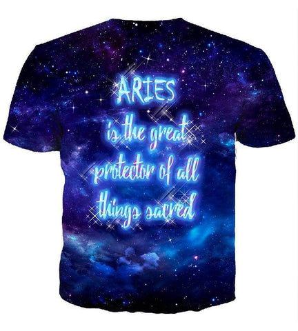 Image of Horoscope Aries Hoodies - Pullover Black Hoodie