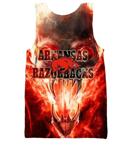 Image of Arkansas Razorbacks Hoodies - 3D Hoodie, Zip-Up, Sweatshirt, T-Shirt